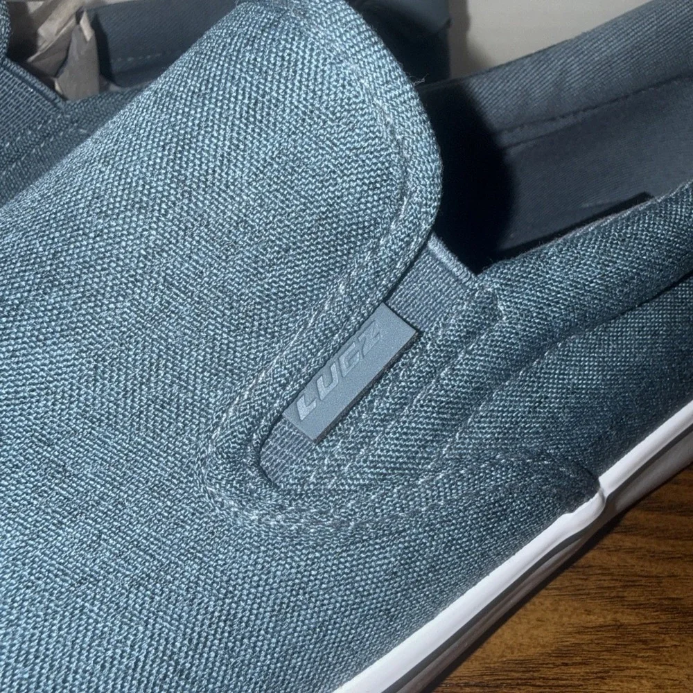 Lugz‎ Mens Clipper Slip-On Sneaker Size 9 Canvas Boat Shoe Summer NWOB